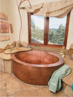 Tubs copper sink