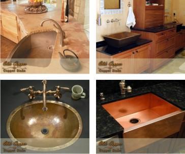kitchen Copper sink, Bar Copper sink, Bathroom Copper sink, vessels Copper sink 