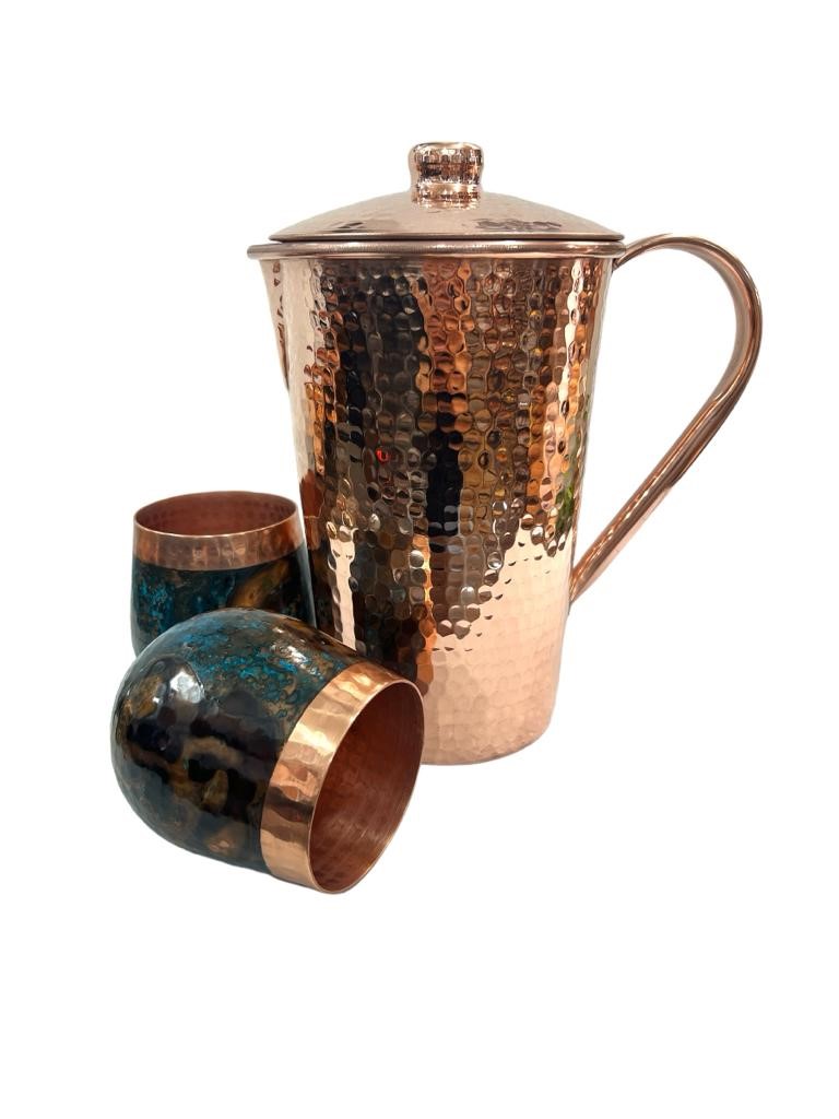 Copper Pitcher Set