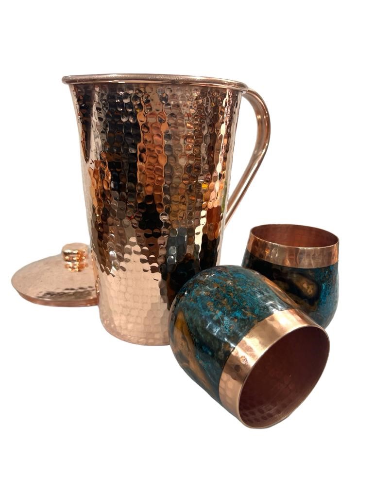 Copper Pitcher Set