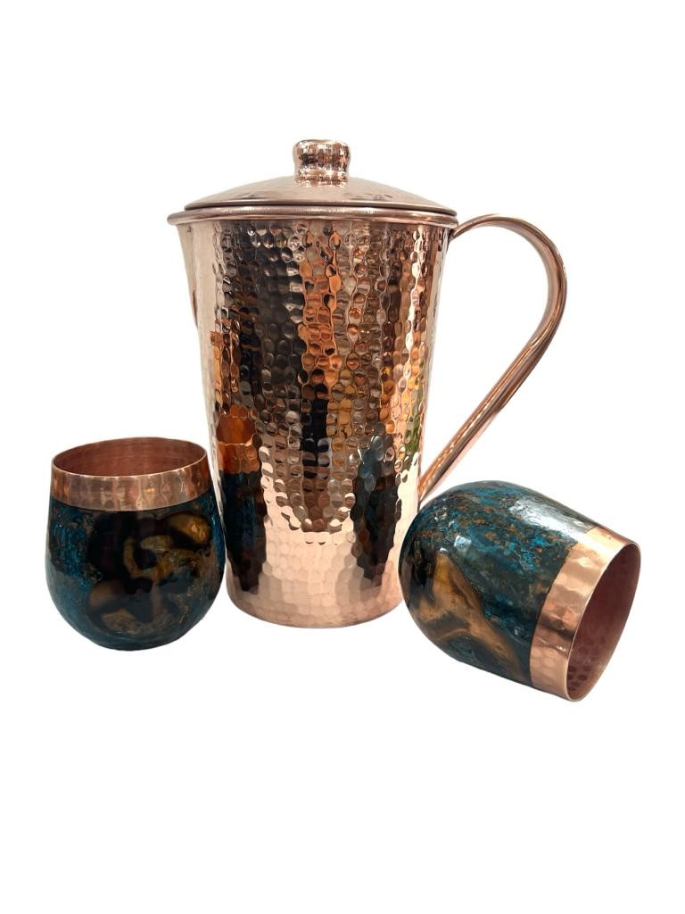 Copper Pitcher Set