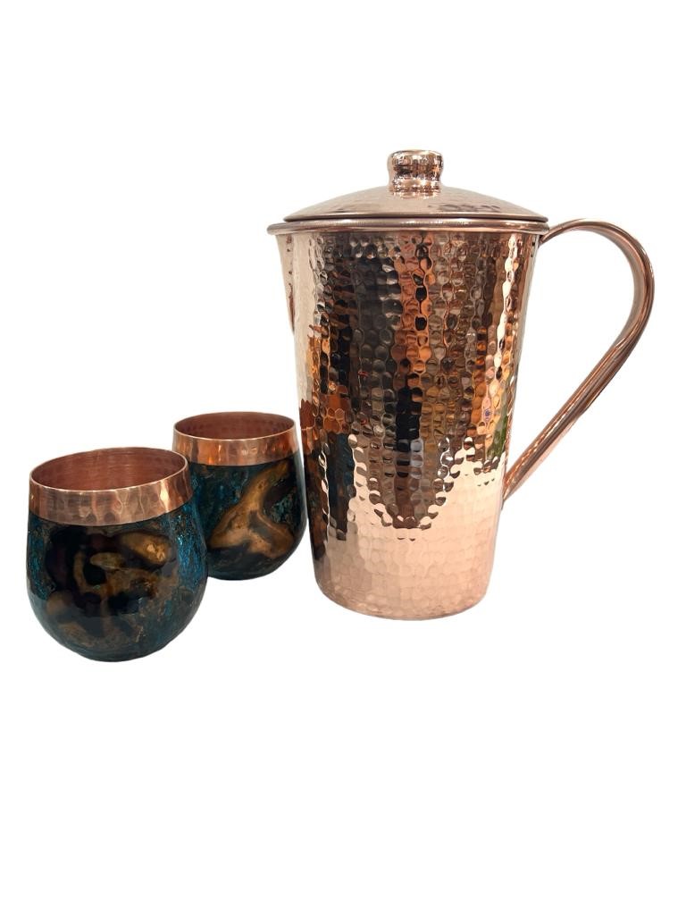 Copper Pitcher Set