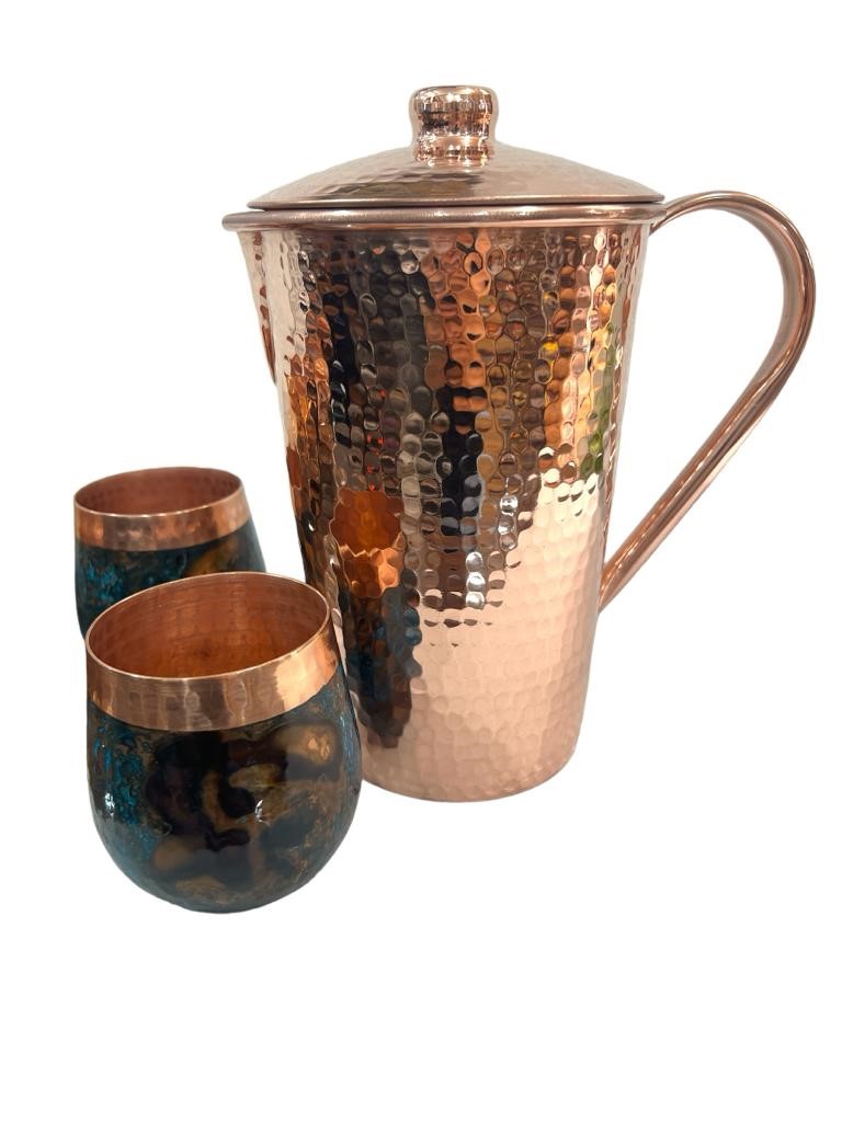 Copper Pitcher Set